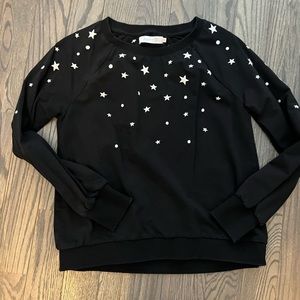 Billy T sweat shirt with embroidery- size small